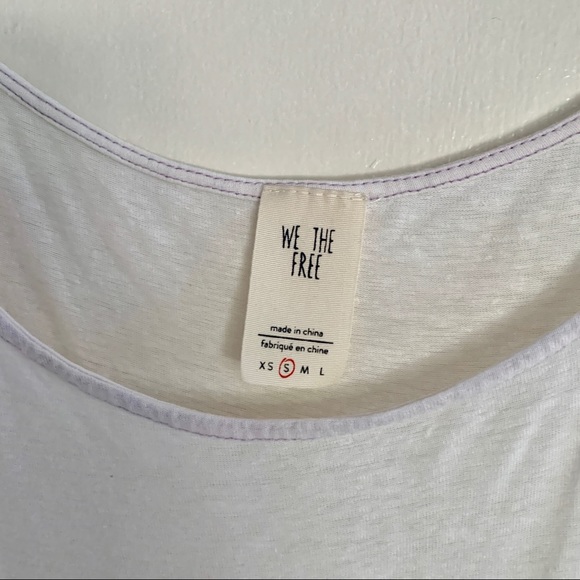 Free People Pluto twist 1 shoulder top S lavender - Picture 6 of 8